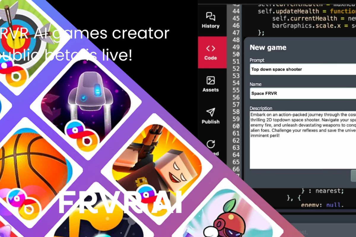FRVR AI делает создание игр доступным для каждого