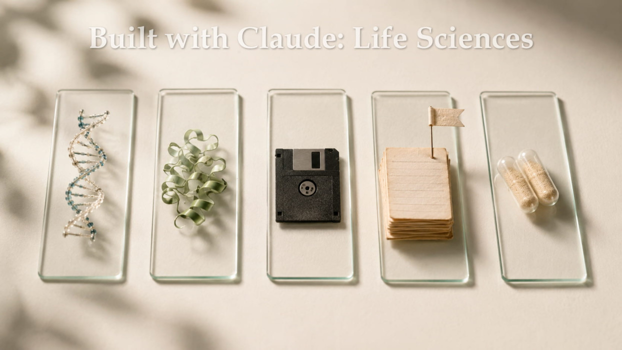 Built with Claude: Life Sciences - пять проектов, где ИИ работает как осторожный учёный