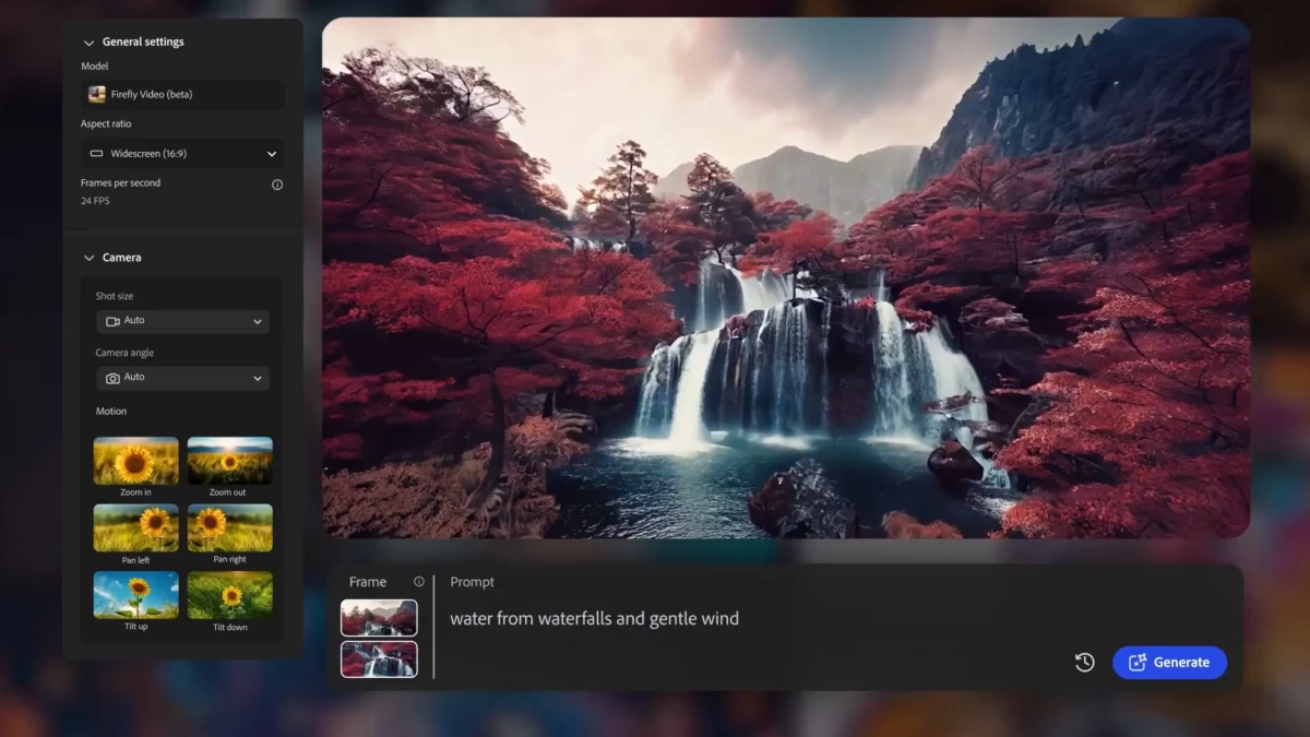 Adobe запустила Firefly Video Model – генератор AI-видео с общим доступом
