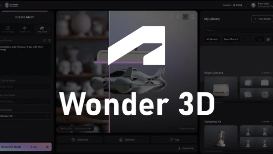 Autodesk запускает Wonder 3D - нейросеть для создания 3D-моделей