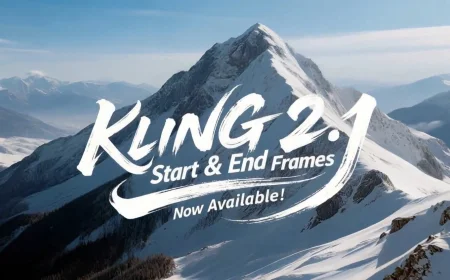 Kling AI представляет новую функцию Start & End Frames в версии 2.1