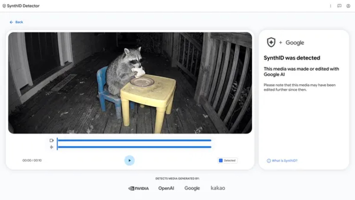 Google открыла всем доступ к детектору ИИ-контента SynthID