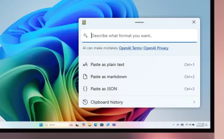 Windows теперь имеет функцию копирования и вставки с поддержкой ИИ